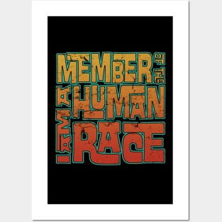 a member of the human race Posters and Art